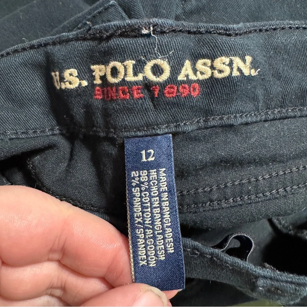 US Polo‎ Assn lot of 3 tan gray black jeans size 12